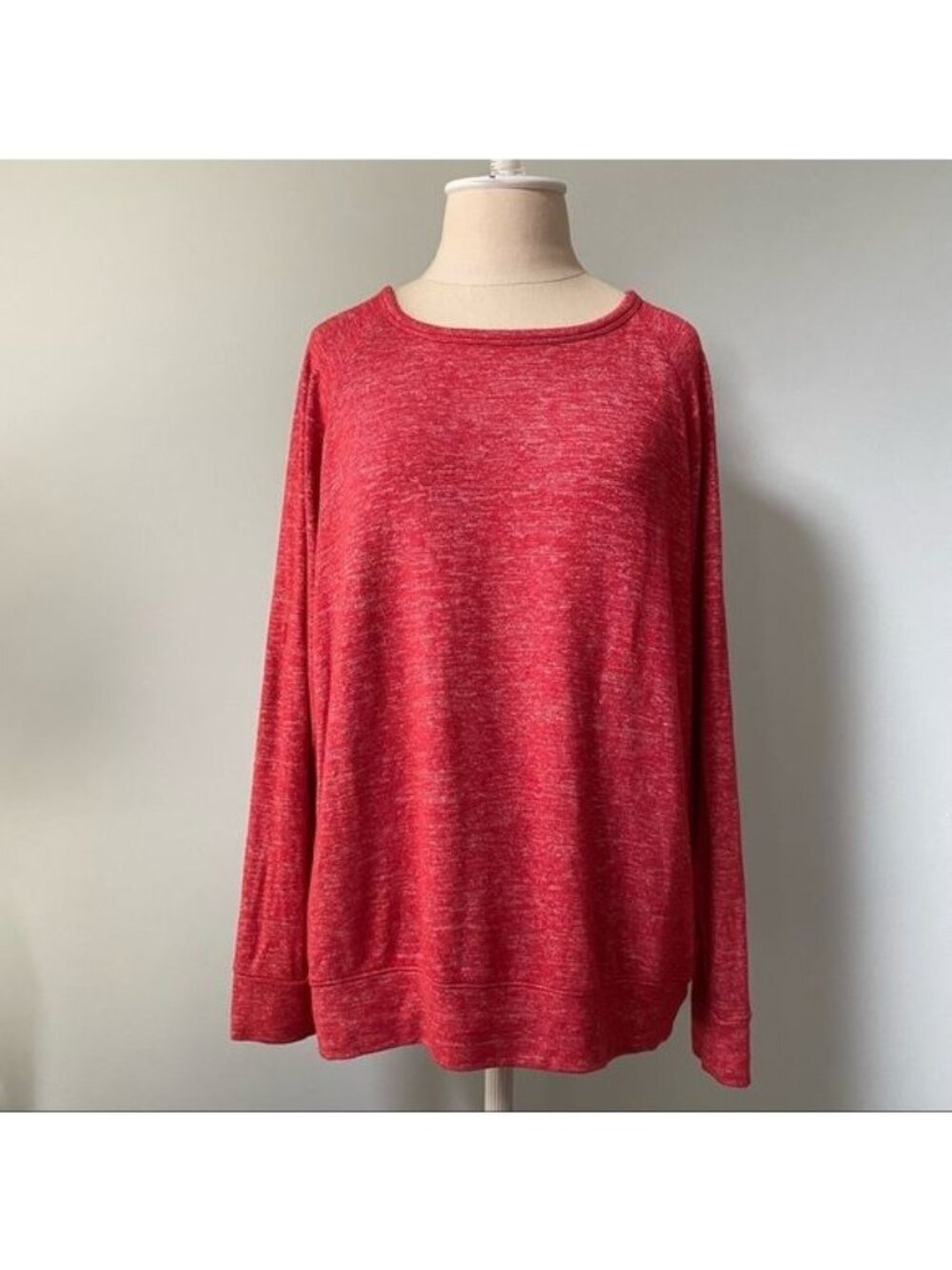 Buffalo David Bitton Red Marled Knit Shirt